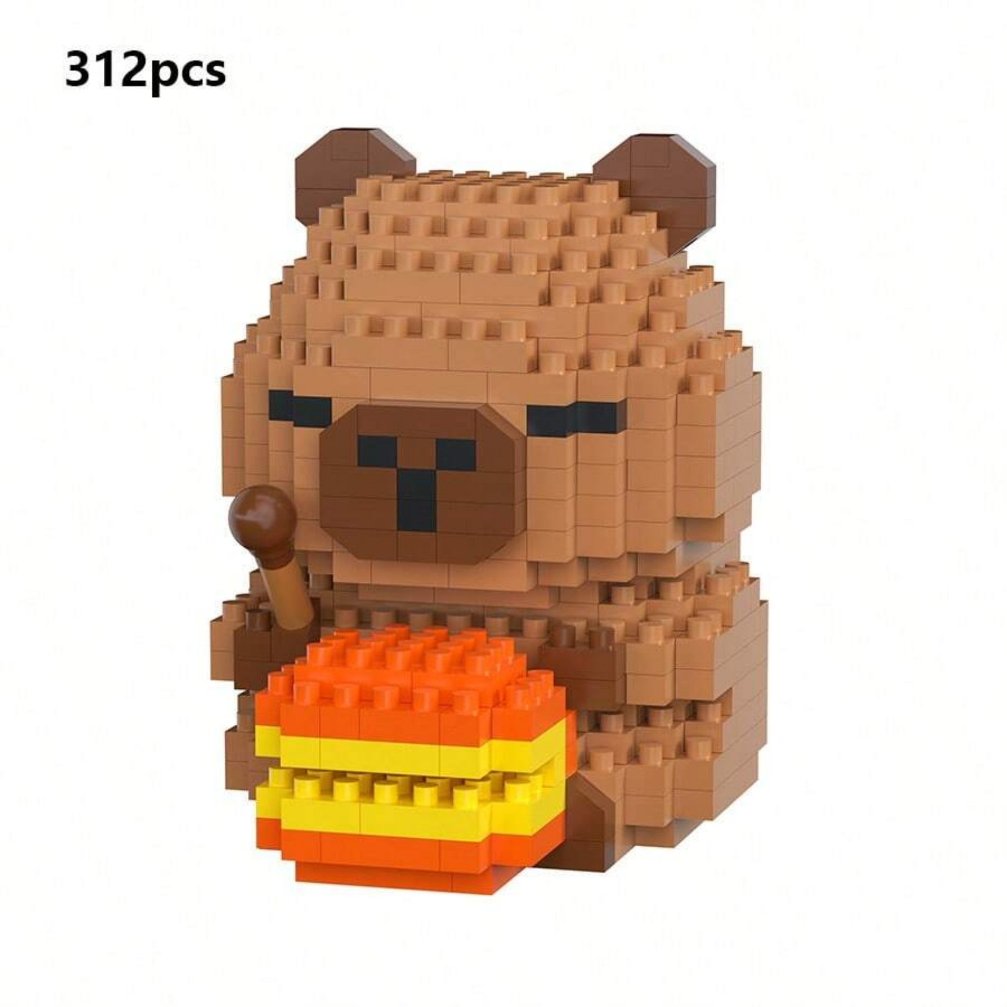 Cute Capybara Adult Building Blocks DIY Animal Series Model Kit Gift Set - 1 Set 400+PCS