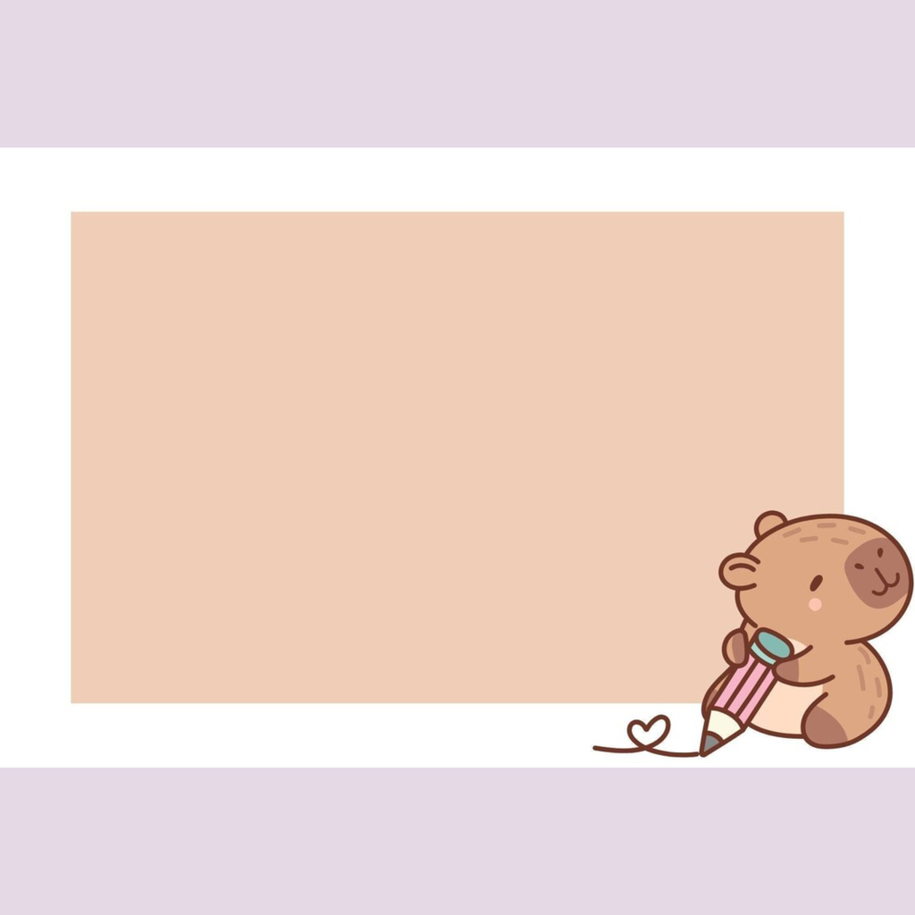 Capybara Stationery Envelopes - Set of 10