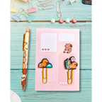 Capybara Stationery Set – Kawaii Notepad, Pen & Clips