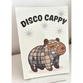 Disco Cappy A5 Capybara Art Print