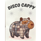 Disco Cappy A5 Capybara Art Print