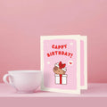 Funny Capybara Birthday Card for Animal Lovers
