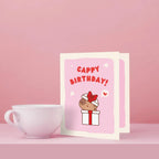 Funny Capybara Birthday Card for Animal Lovers