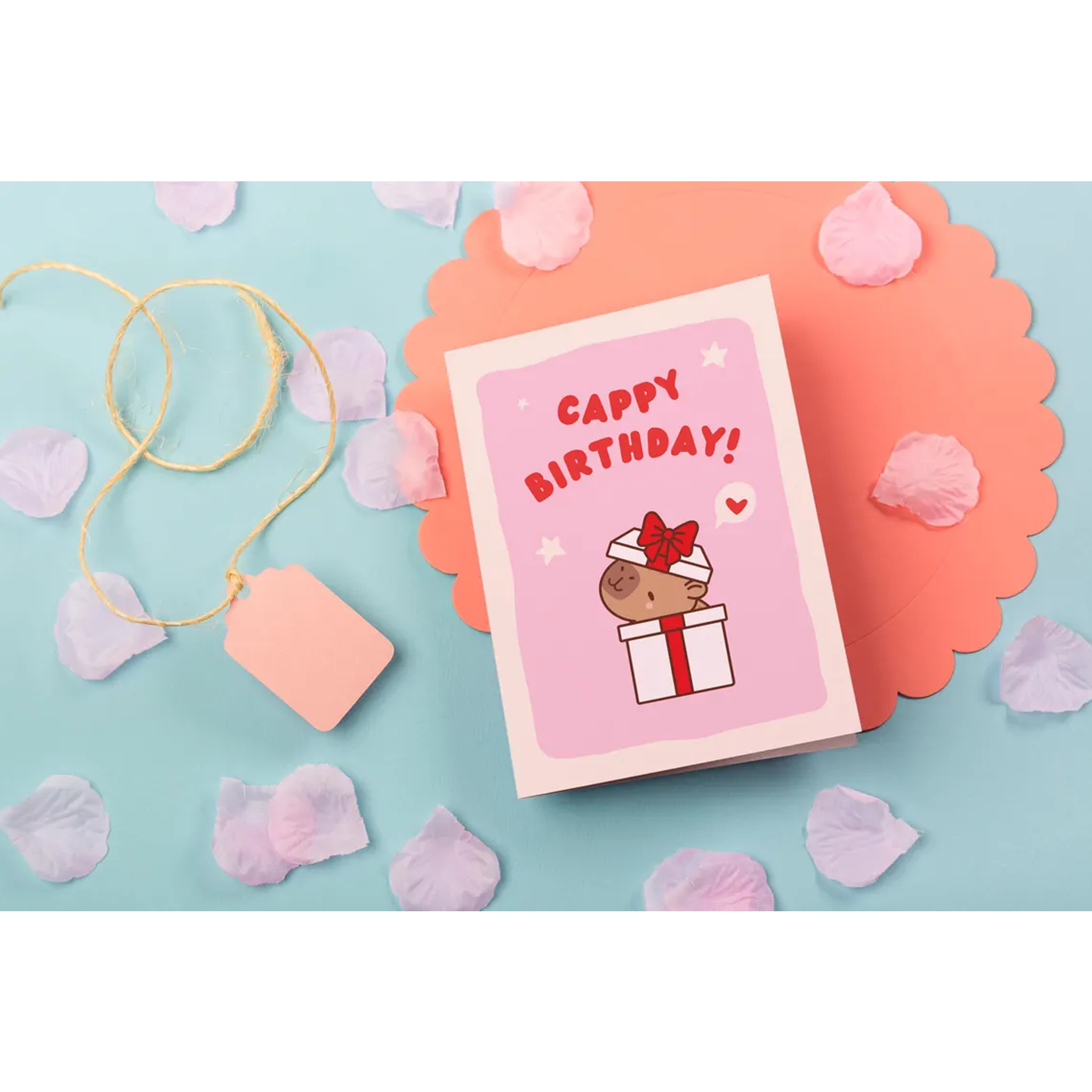 Funny Capybara Birthday Card for Animal Lovers