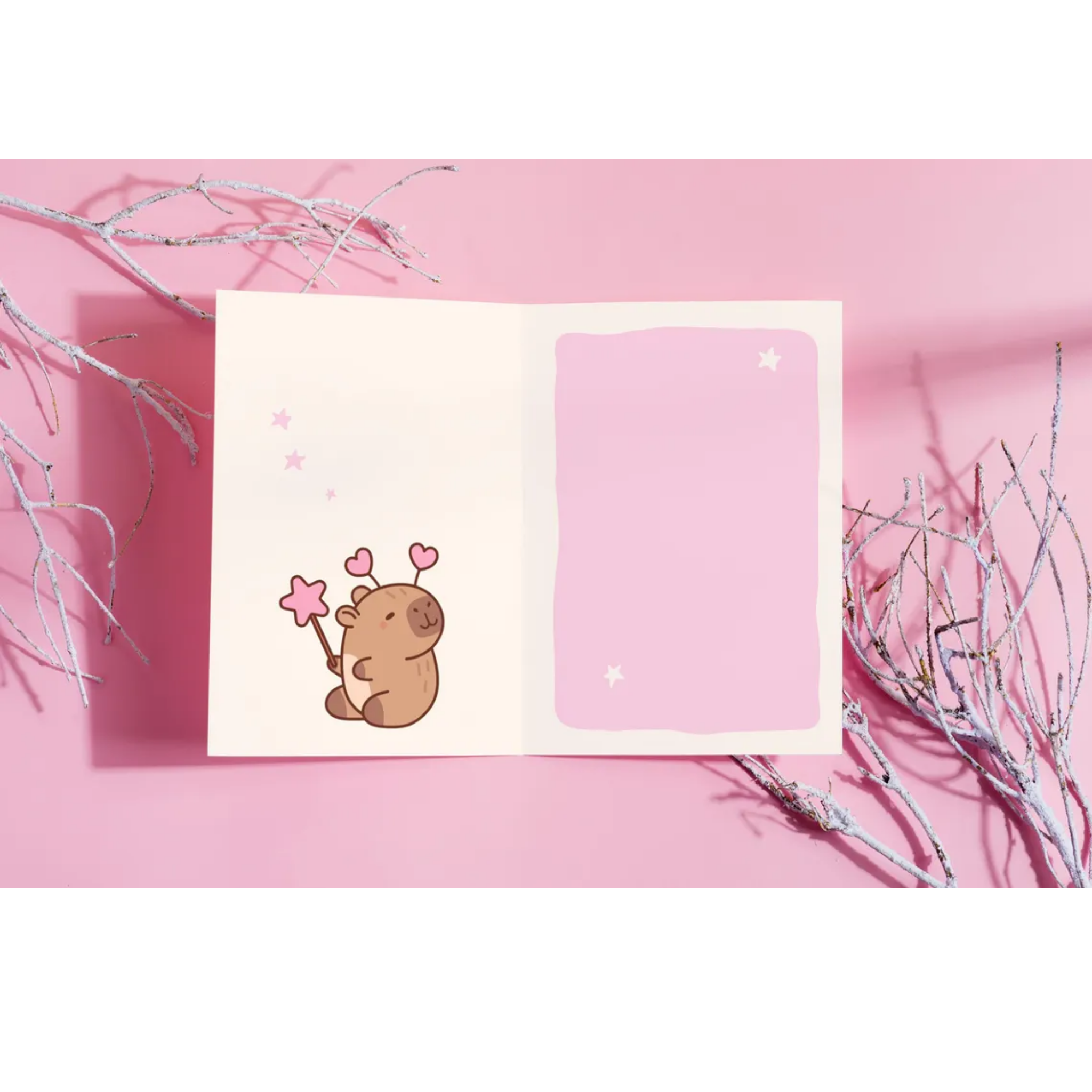 Funny Capybara Birthday Card for Animal Lovers