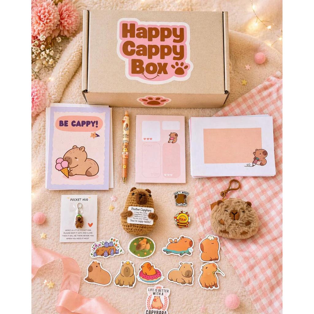 Happy Cappy Capybara Gift Box