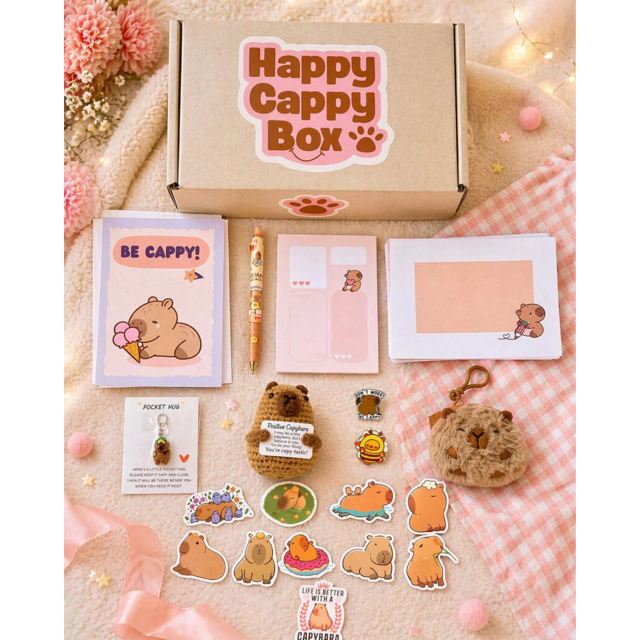 Happy Cappy Capybara Gift Box