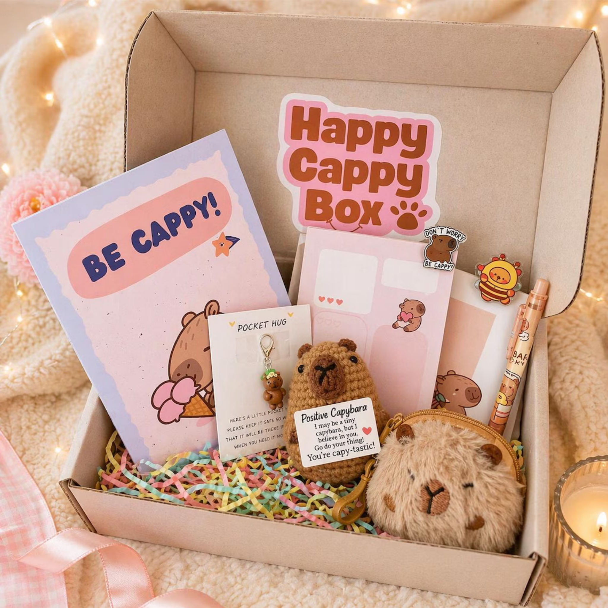 Happy Cappy Capybara Gift Box