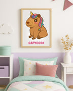Capybara Unicorn A5 Art Print